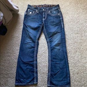 Men’s Rock Revival Jeans Size 33